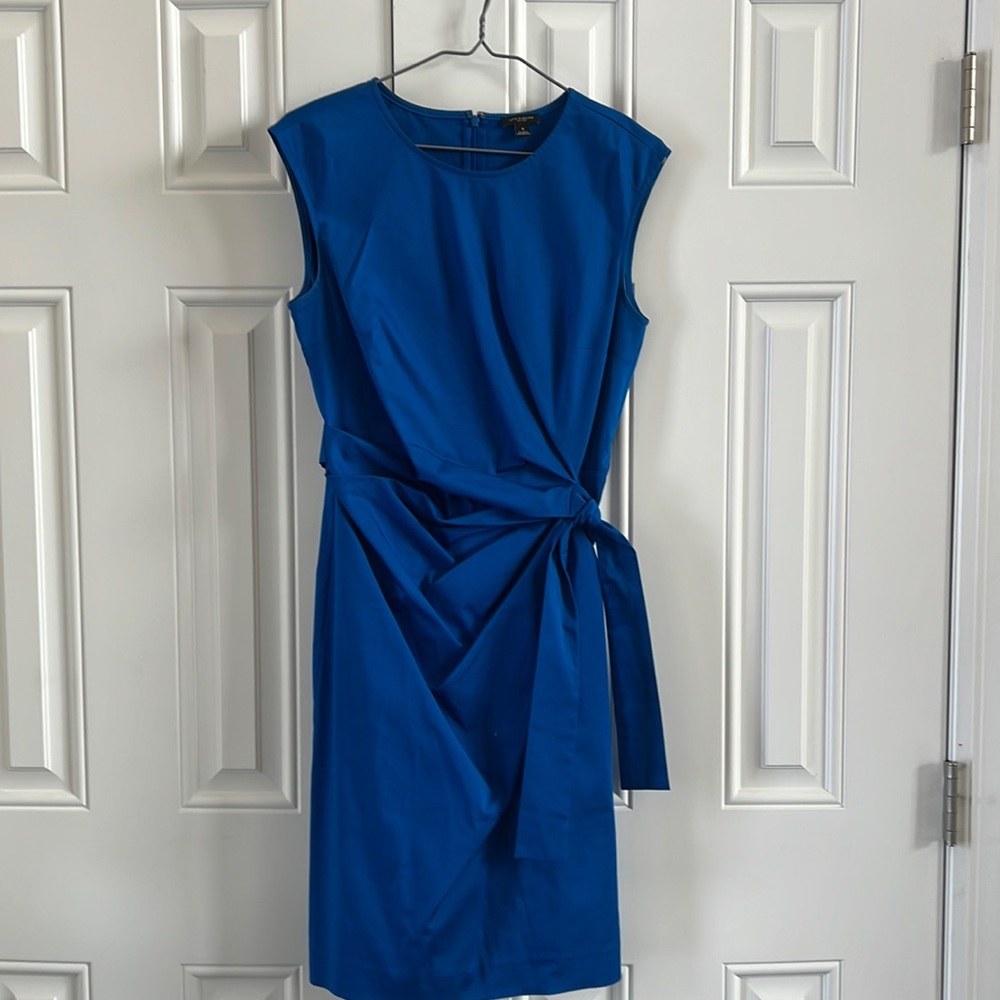 Ann Taylor Statement Royal Blue Dress Size 4